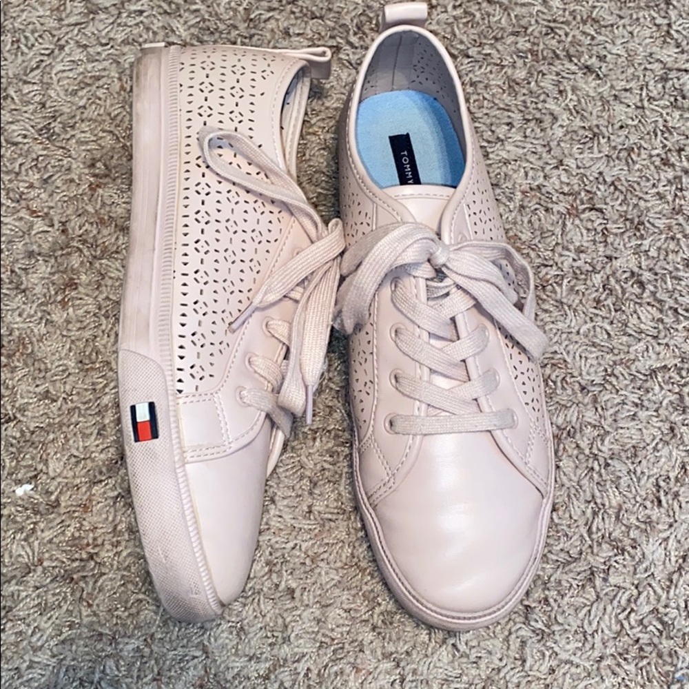 Pink fish head sneakers